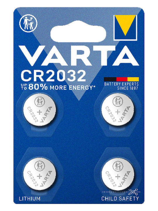 Varta Литиеви батерии за часовници CR2032 3V 10бр