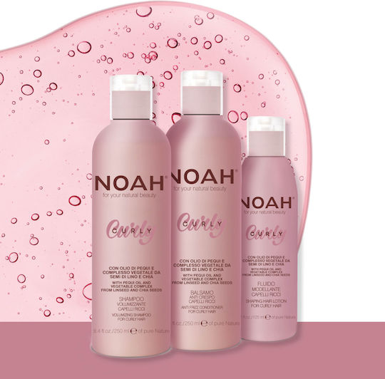 Noah for Beauty Curly Σαμπουάν Όγκου για Σγουρά Μαλλιά 250ml