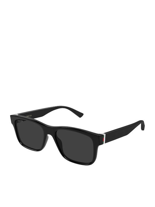Gucci Unisex Sunglasses With Black Horn-Rimmed Frame And Grey Lens GG2085S 001