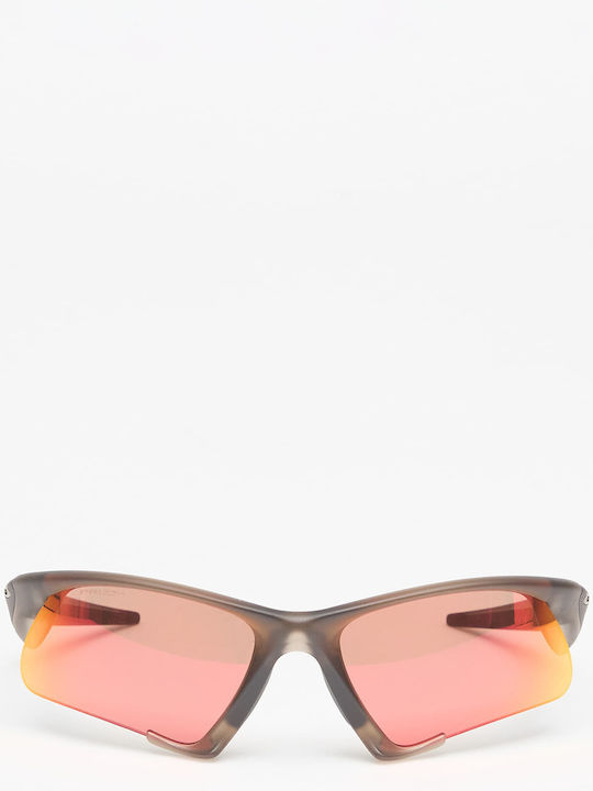 Oakley Herren Sonnenbrille mit Braun Gestell und Rot Linse OO9532-10