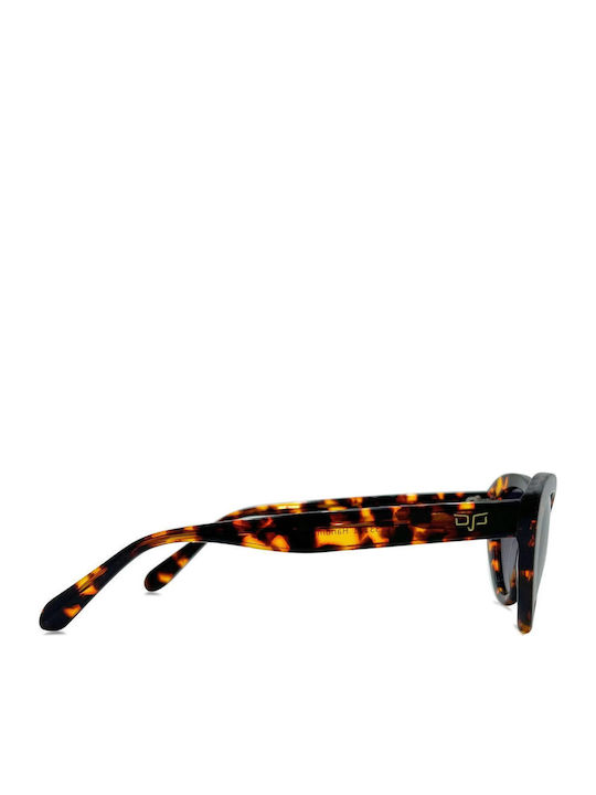 OJO Sunglasses Lylygrad Γυναικεία Γυαλιά Ηλίου με Καφέ Ταρταρούγα Κοκκάλινο Σκελετό και Μαύρο Ντεγκραντέ Polarized Φακό 44OCL33111