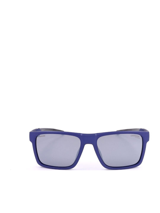 Carrera Ducati Carduc Männliche Sonnenbrillen mit Blauer Horn umrandeter Rahmen und Grauem Spiegel Fassung 021/S TZQ/T4