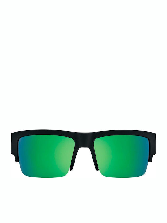 Spy Cyrus 5050 Soft Matte Sonnenbrillen Schwarze mit Horn umrandetem Rahmen