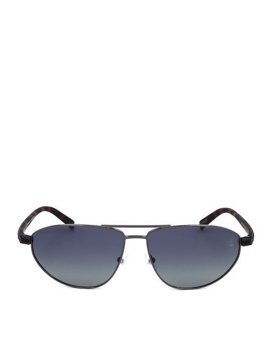 Timberland Unisex Sunglasses with Silver Frame with Mirror Lens TB9324 09D