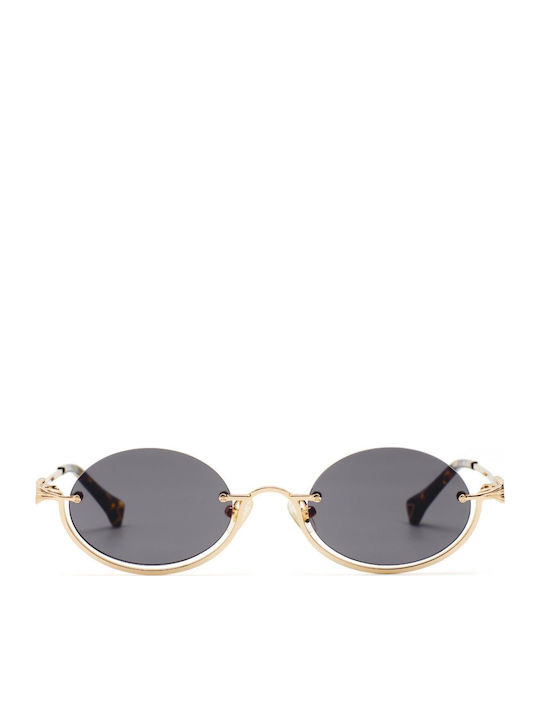 Zeus & Dione Unisex Ochelari de soare cu Auriu Cadru și Gri Lentilă TINOS C1
