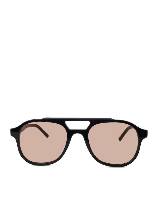 Men's Sunglasses with Black Frame and Black Lens
