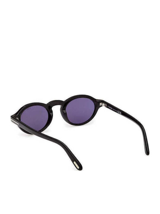 Tom Ford Unisex Γυαλιά Ηλίου με Μαύρο Σκελετό και Μπλε Ντεγκραντέ Φακό FT1332 01V
