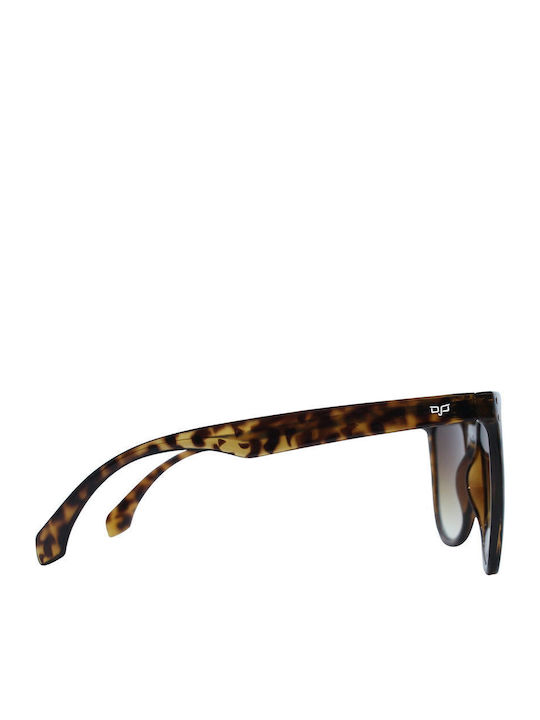 OJO Sunglasses Square Oye Γυναικεία Γυαλιά Ηλίου με Καφέ Κοκκάλινο Σκελετό και Καφέ Φακό 01OCL22756