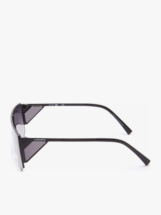 Lacoste Unisex Sunglasses With Black Metallic Frame And Black Lens L253S-002
