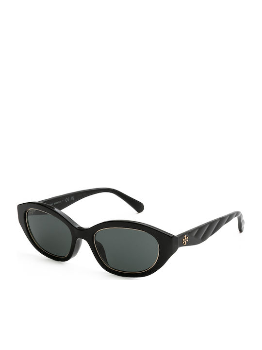 Tory Burch Дамски Слънчеви Очила с Черна Рамка и Сиви Стъкла TY7232U-170987