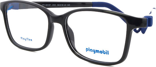 Playmobil Py23137 512 Kids Square Prescription Glasses Black-Blue