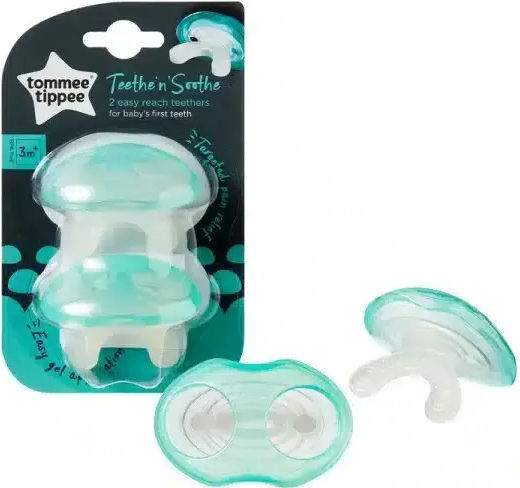 Tommee Tippee Teething Relief with Gel made of Silicone for 3 m+ 2pcs 43645050