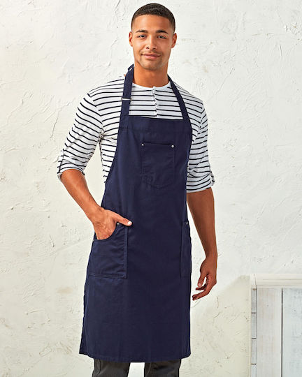 Premier Apron Full Body PR132 Navy Blue