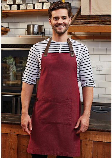 Premier Apron Full Body Burgundy