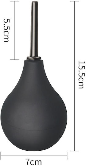 Lovetoy Bondage Fetish Deluxe Anal Shower Black 16.5cm