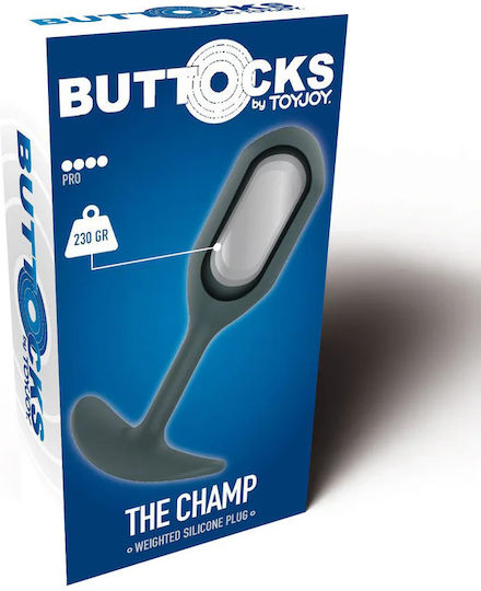 ToyJoy Buttocks Anal Plug Gray