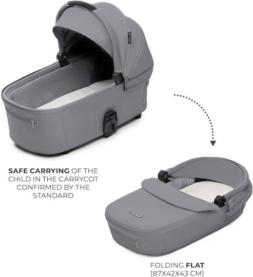 Kinderkraft Nea 2 Бебешка количка 2 в 1 Platinum Grey