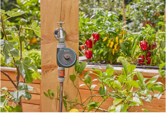 Gardena Water Control Easy Προγραμματιστής Ποτίσματος Βρύσης Μπαταρίας 1 Εξόδου