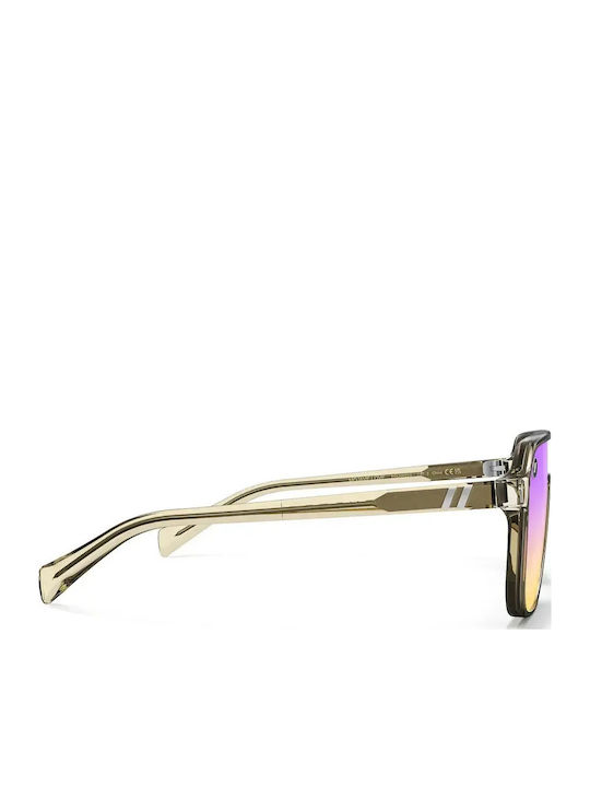 Smith Unisex Γυαλιά Ηλίου με Ροζ Σκελετό και Ροζ Polarized Καθρέφτη Φακό