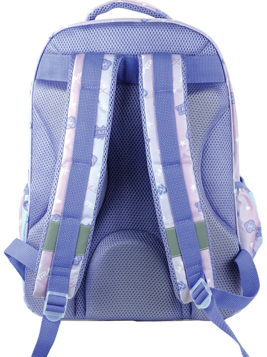 Gim KPOP Demon Hunters Huntrix School Backpack for Elementary School with Water Bottle Holder Purple 35 x 20 x 46 cm 2026
