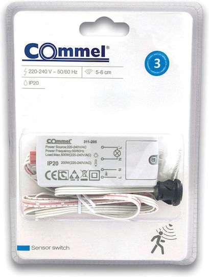 Furniture Touch Switch 5-6cm Ip20 Commel