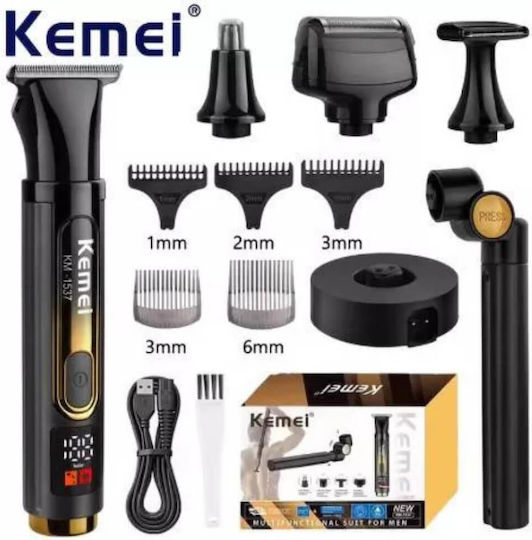 Kemei KM-1537 Electric Shaver Face / Body Rechargeable