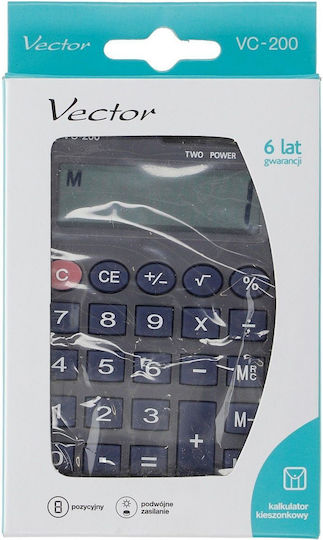 Vector Calculator Pocket in Gray Color 1pcs