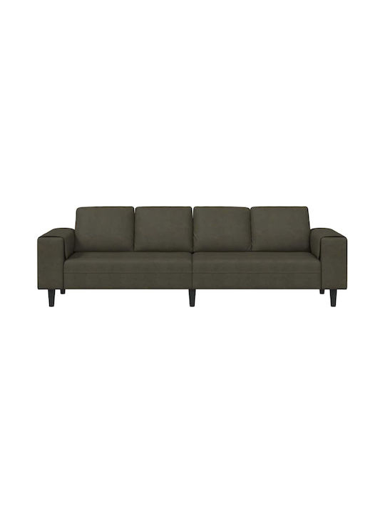 Четириместен Зелен Диван 250x77x76см
