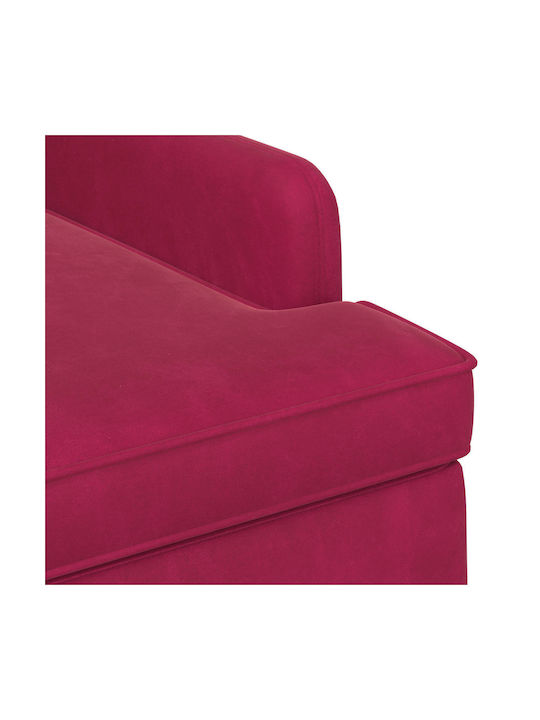 Doppelsitzer Sofa Samt Rotes 111x65x79cm