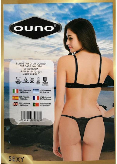 Ouno-секси комплект бельо 2 части-s/m-бял