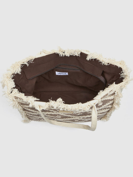 Verde Beige Beach Bag