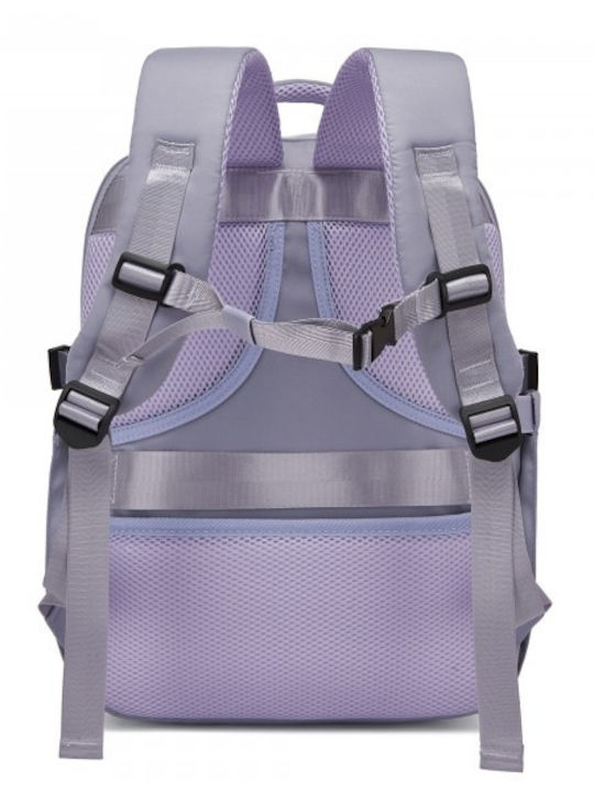 Miss Lulu Backpack Αδιάβροχο Μωβ