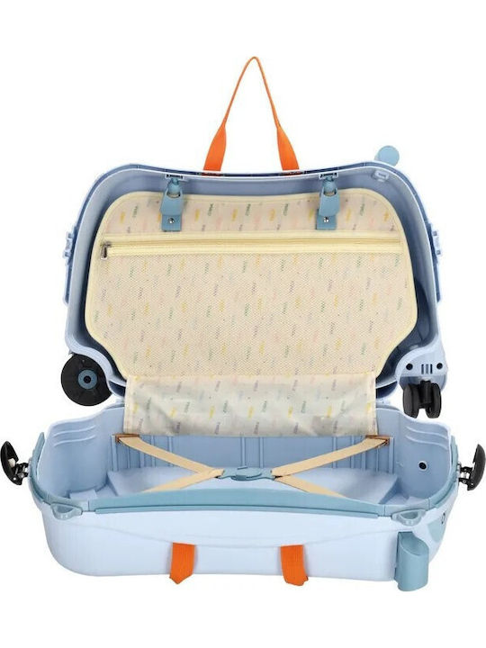 Dugros Kids Cabin Travel Suitcase Light Blue 55cm