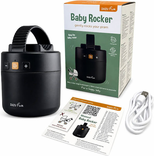 ZAZU Fun Stroller Vibration Device Black