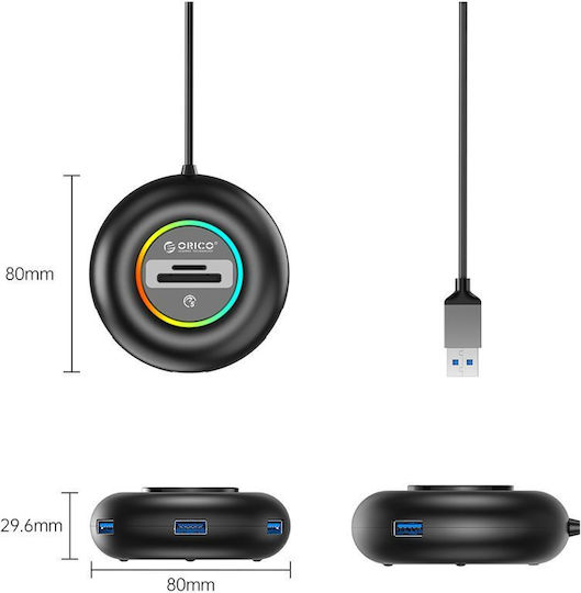 Orico Orico Хъб с 4 Порта USB 3.0 с USB-A Свързване