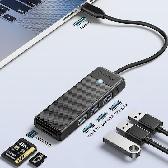 Orico 4 Port USB 3.0 Hub with USB-C Connection