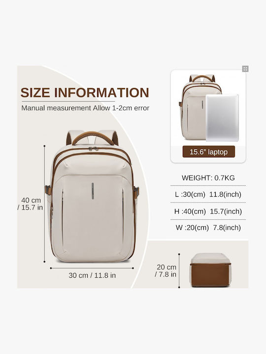 Miss Lulu Laptoptasche Für Laptop 15.6" In Beiger Farbe BPK2602-BG/BN
