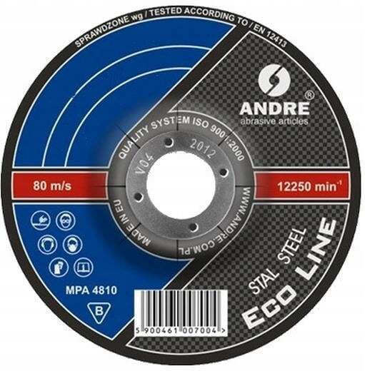 Andre Disc Steel Grinding 125mm X 6mm X 22mm 401 25 622