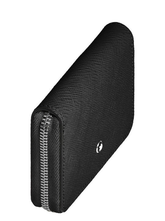 Sartorial Leder Herrenbrieftasche Schwarz