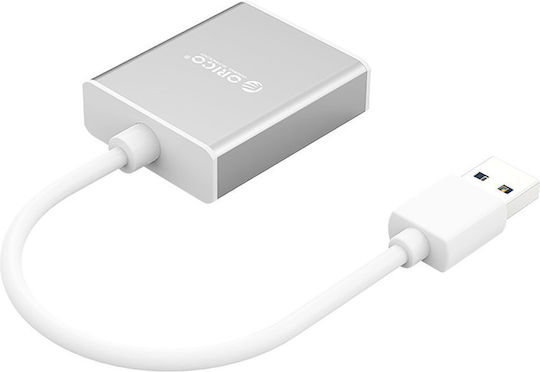 Orico Μετατροπέας USB-A male σε HDMI female Ασημί