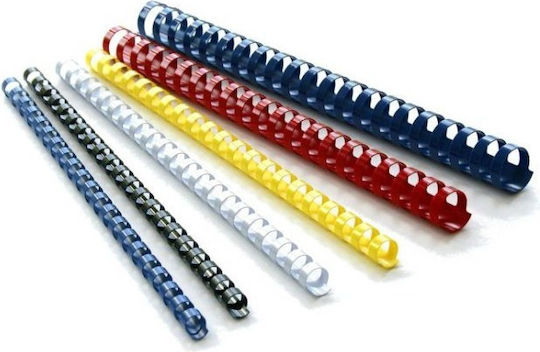 Herlitz Plastic Spine / Spiral Bookbinding 22mm 50pcs