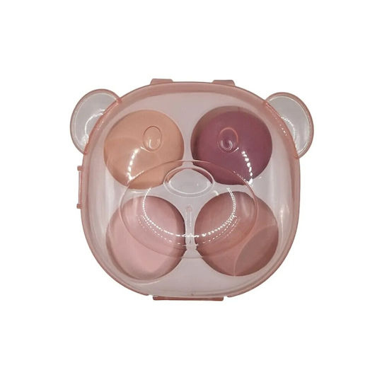 Set with Makeup Sponges for Foundation Beauty 4 Pieces