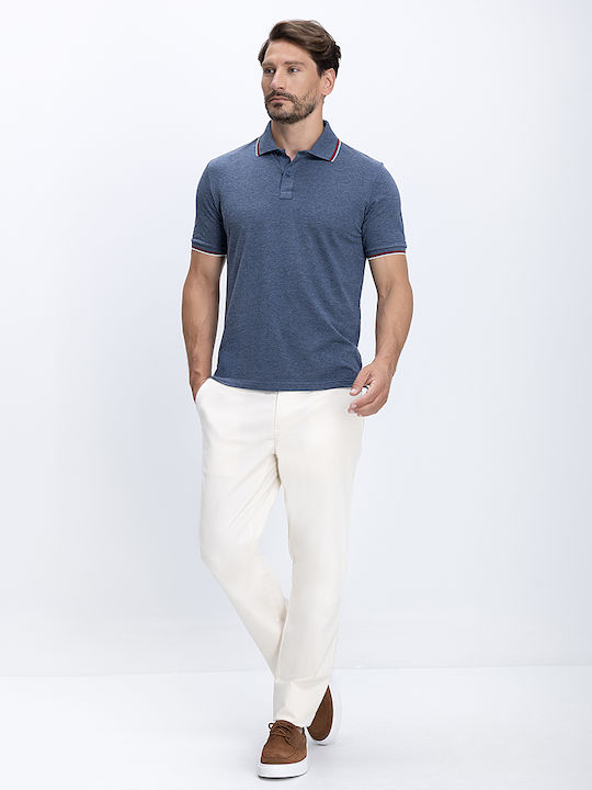 Vardas Polo Herrenblusen Blau