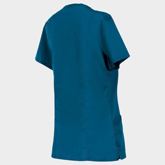 Cherokee Damen Medizinische Bluse Blau 08001946 2XL