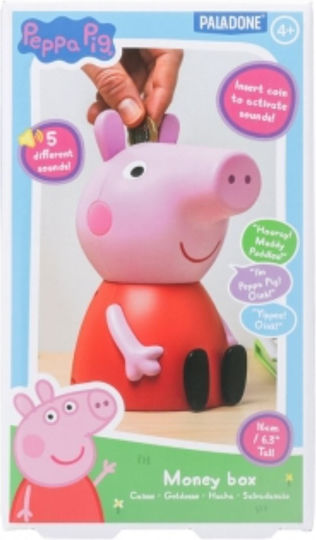 Paladone Peppa Pig Shaped Money Box Money Box 16cm 5 Sounds Pp12730pp