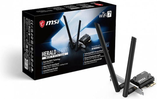 MSI Herald Wireless Network Card (6452Mbps) PCI-e