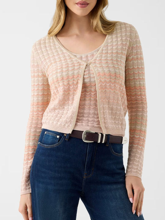 Guess Damenbluse Langärmelig Beige Guess Damenbluse Langärmelig Beige