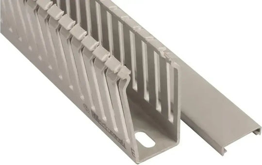Elettrocanali Comb Kabelkanal 25 X 60mm Grau 2m Ecs2560