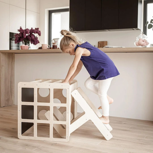 GINGER HOME Kinder Tische Set mit Stühlen für Malerei Beiges