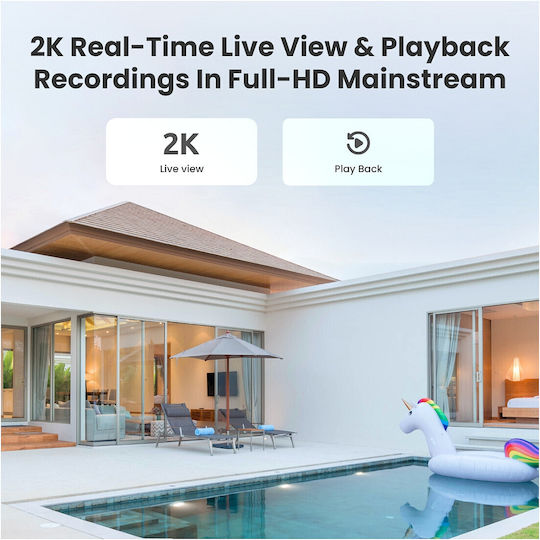 Reolink Σύστημα Παρακολούθησης 2 Καμερών IP 3MP με Control Hub